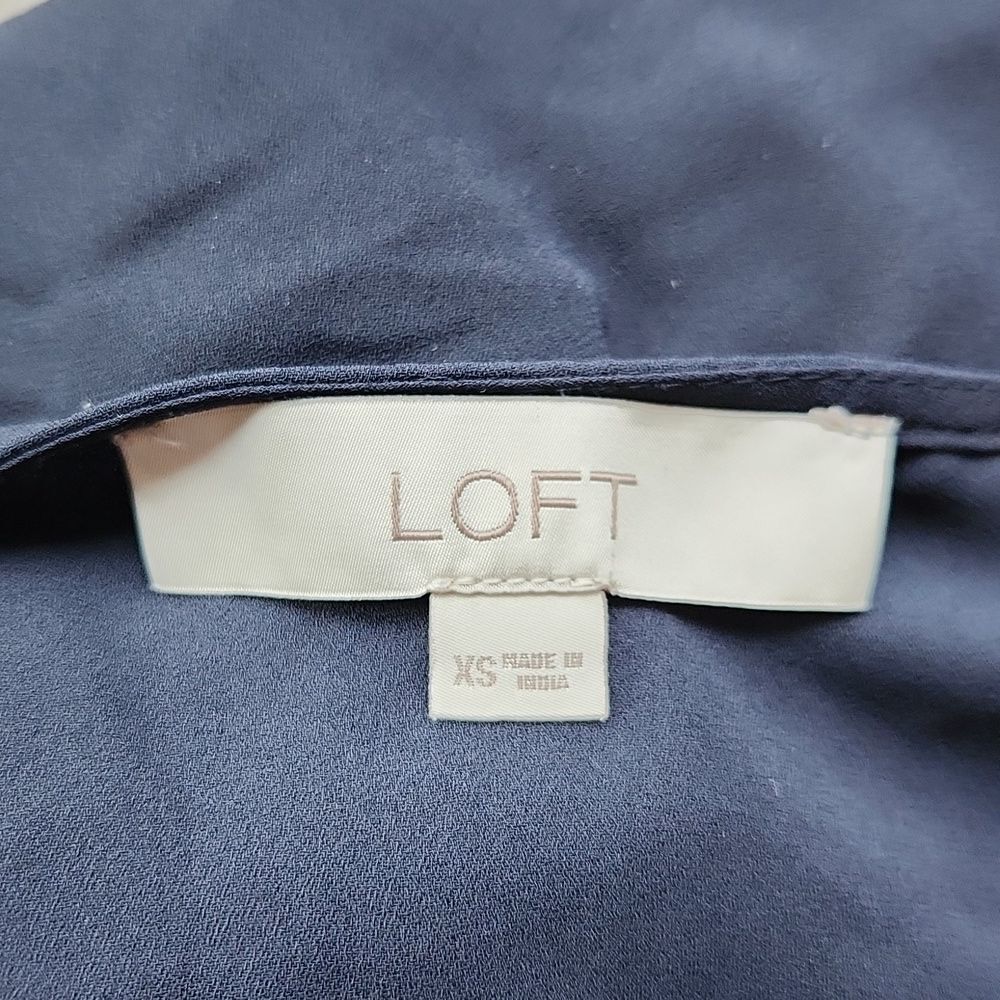 LOFT Flutter Wrap Peplum Top - Picture 7 of 7